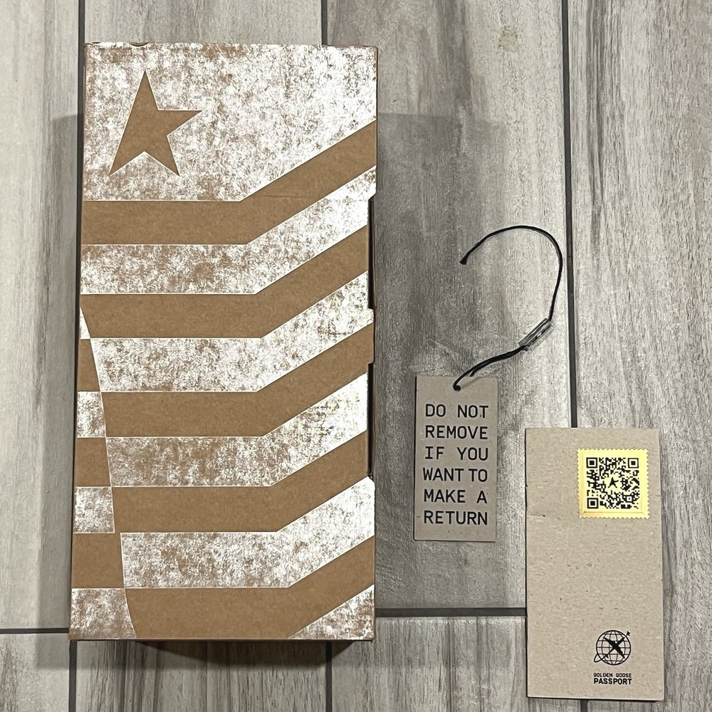 Golden Goose Empty Box, Tissue, and Passport authentic!